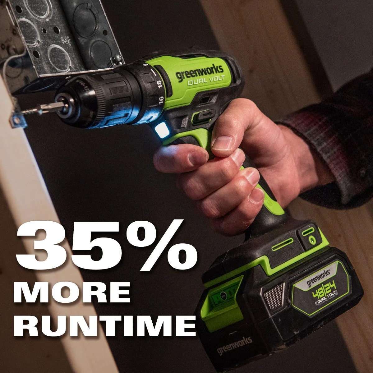 48V/24V Dual-Volt 1/2" Drill/Driver Tool Only | 24BD10 - Image 17