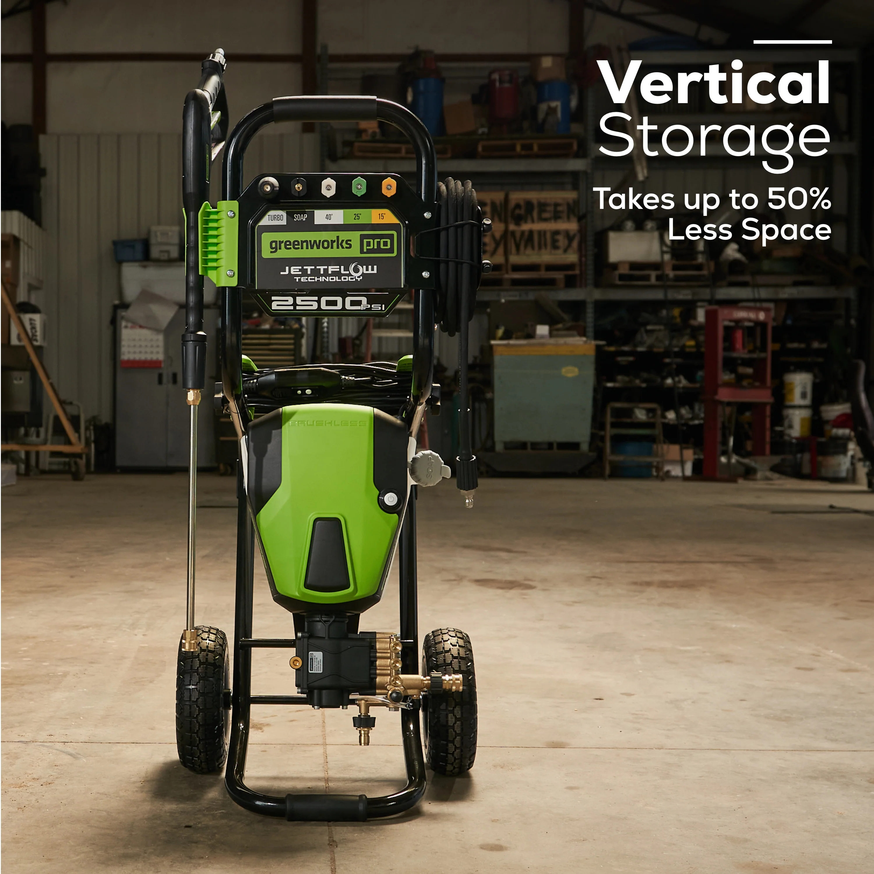 2500-PSI Brushless Pressure Washer with Industrial-Grade Pump | GPW2500C - Image 3