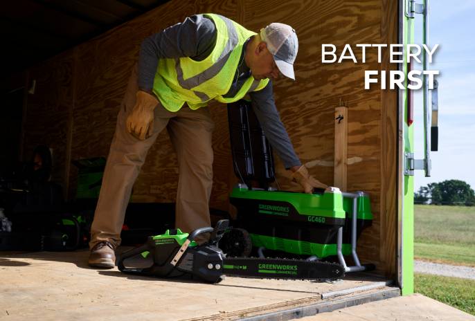 82V 20" 3.4kW Chainsaw with 4Ah Battery and Dual Port Charger | 82CS34-4DP - Image 8