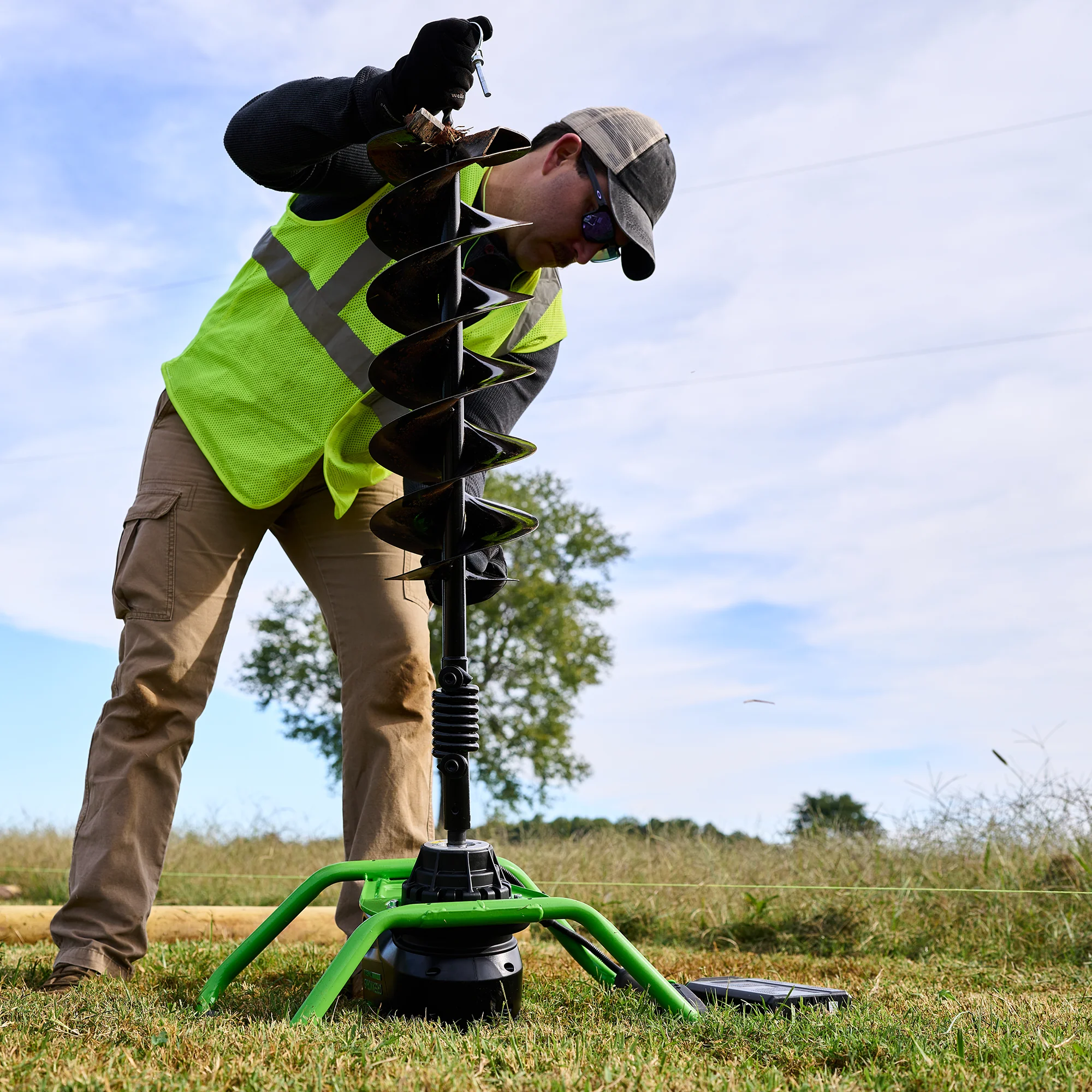 82V Earth Auger Kit with 4Ah Battery and Dual Port Charger | 82EA8-4DP - Image 6