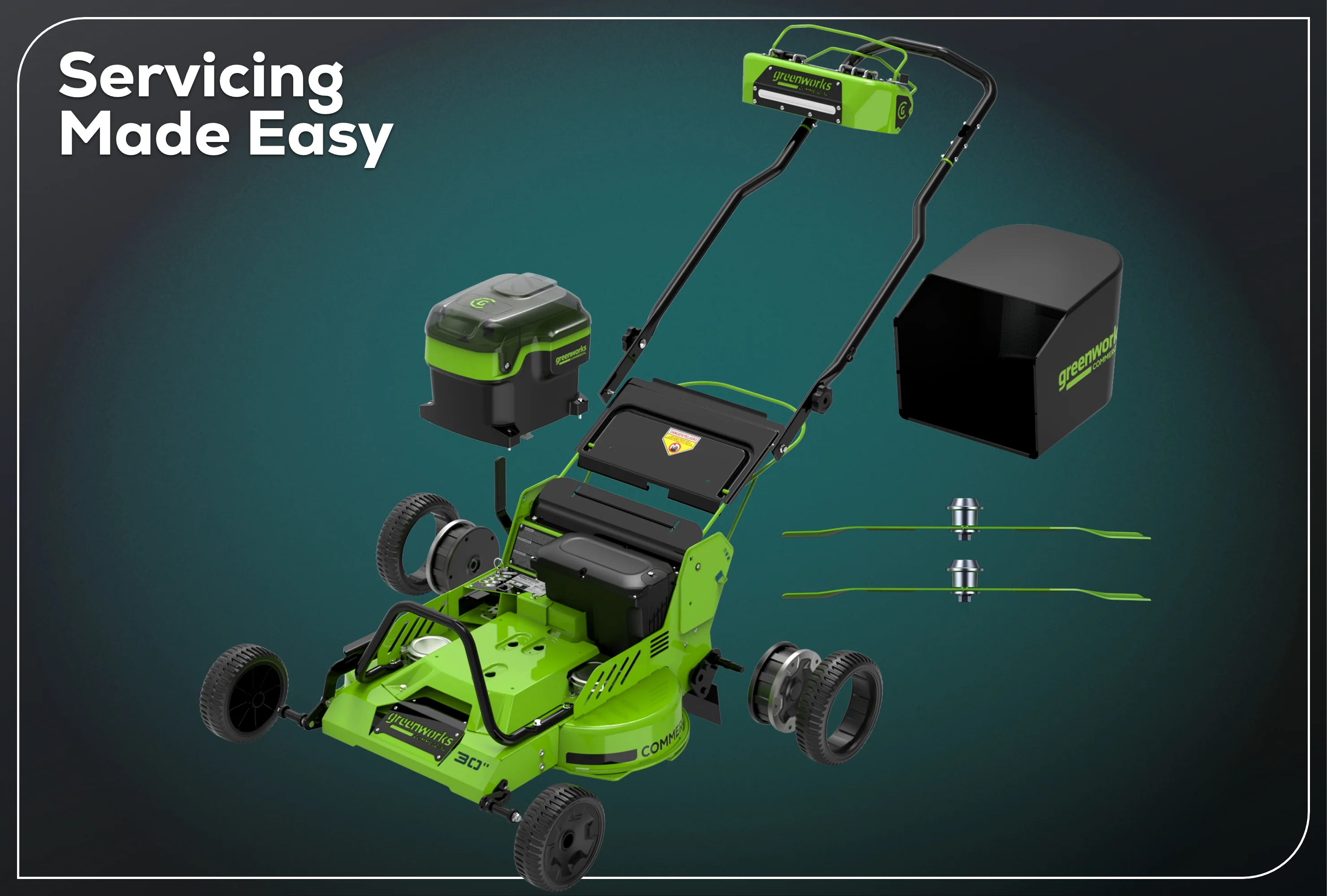 82V OPTIMUS 30" Self-propelled Mower Tool-Only | 82LM30S - Image 10