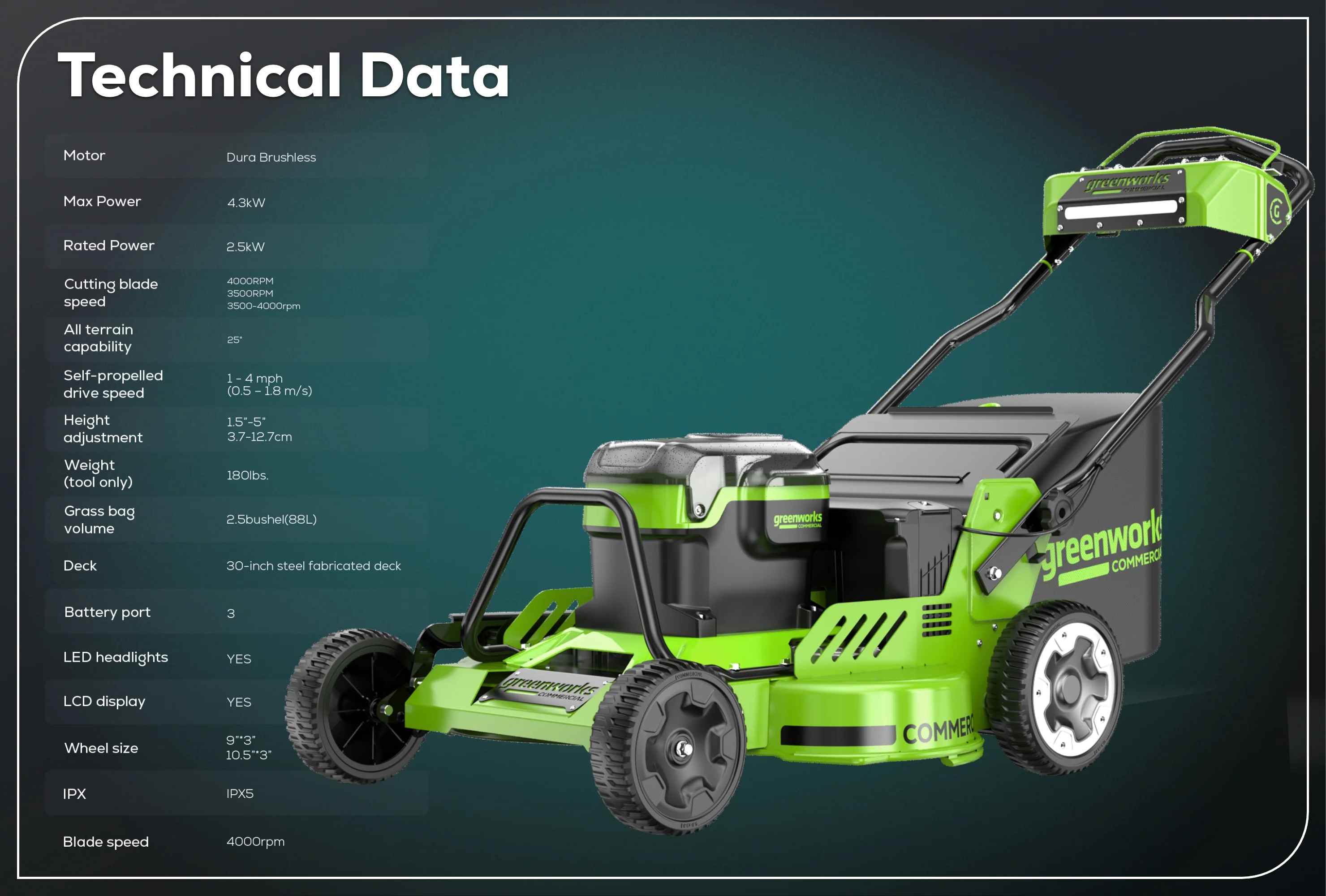 82V OPTIMUS 30" Self-propelled Mower Tool-Only | 82LM30S - Image 14