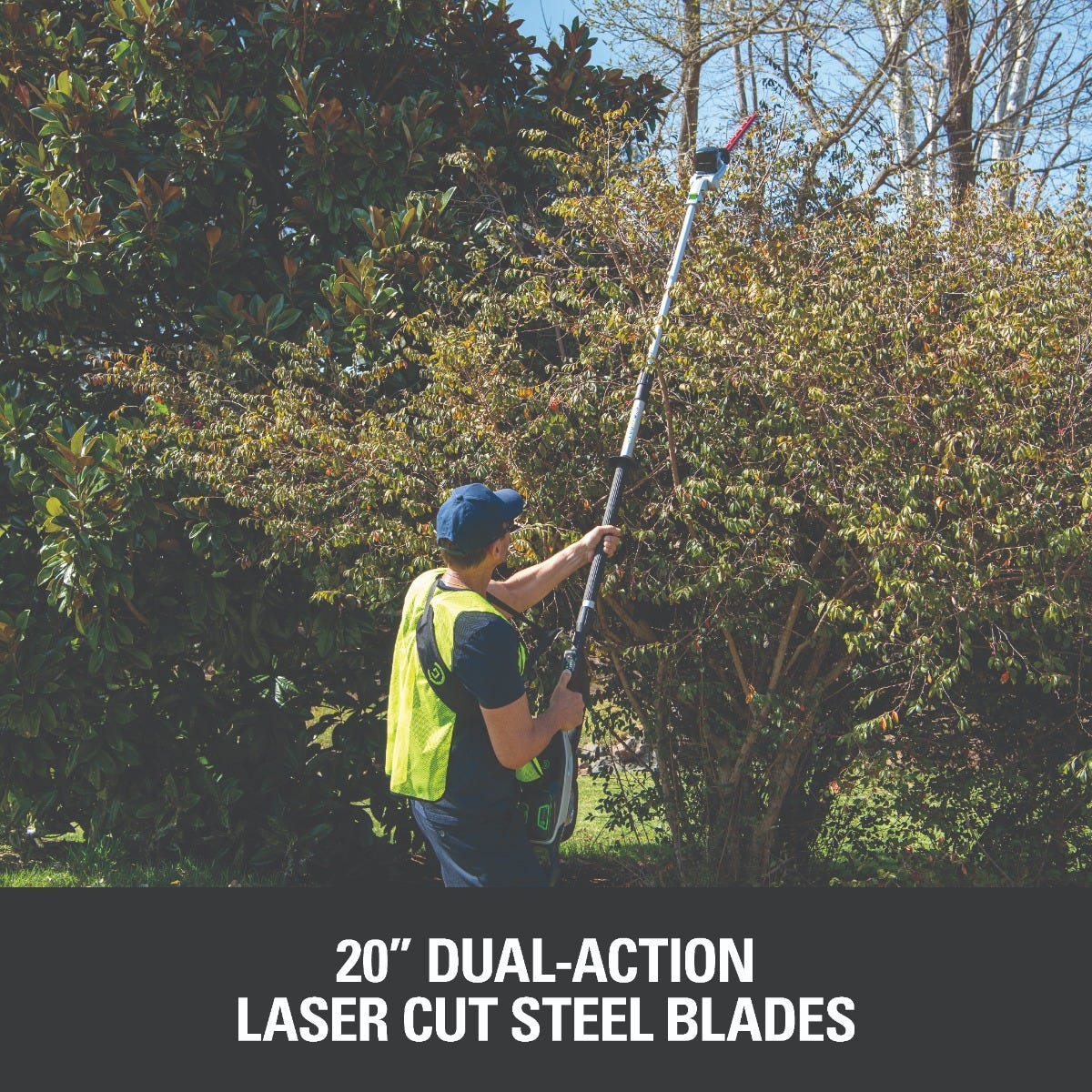 82-Volt Telescoping Pole Hedge Trimmer Tool Only | 82PH20T - Image 3