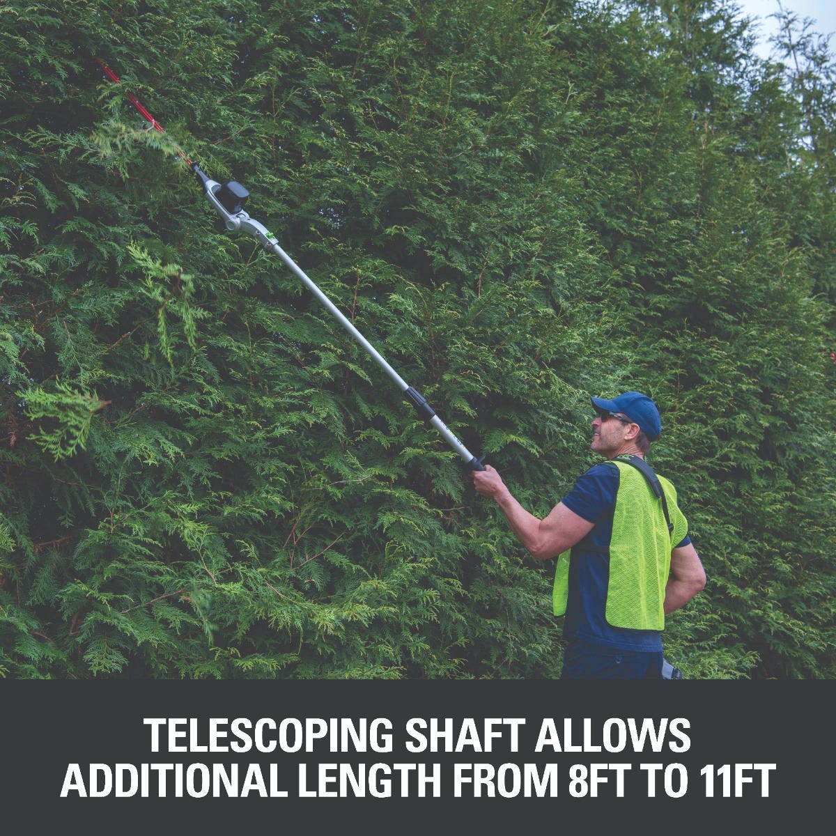 82-Volt Telescoping Pole Hedge Trimmer Tool Only | 82PH20T - Image 4