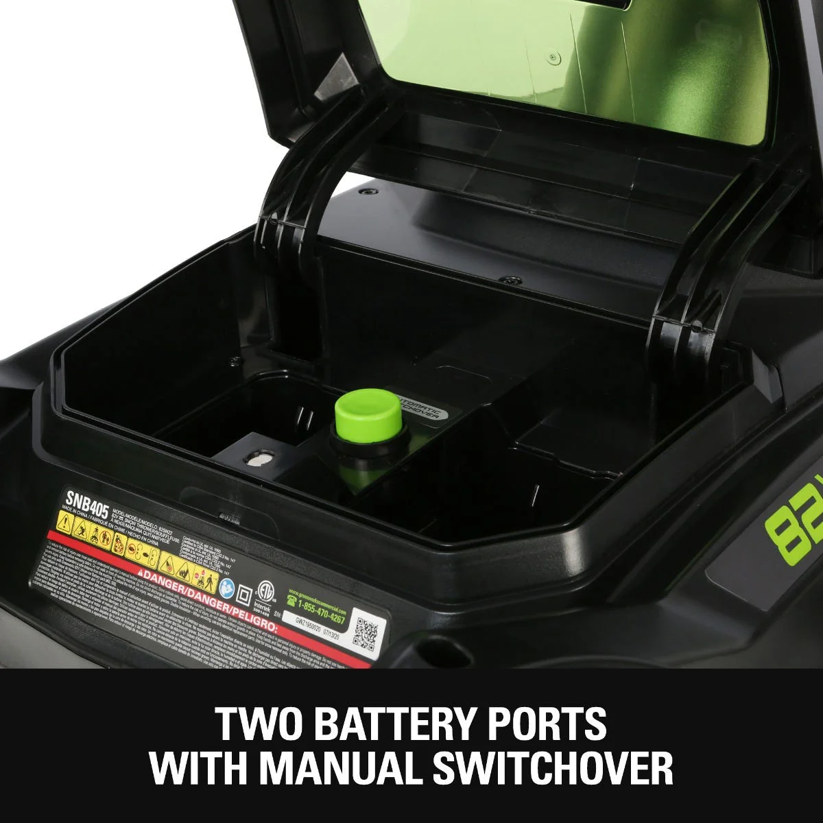 82V 22" Snow Thrower with 5Ah Battery and Dual Port Charger | 82SN22-5DP - Image 8