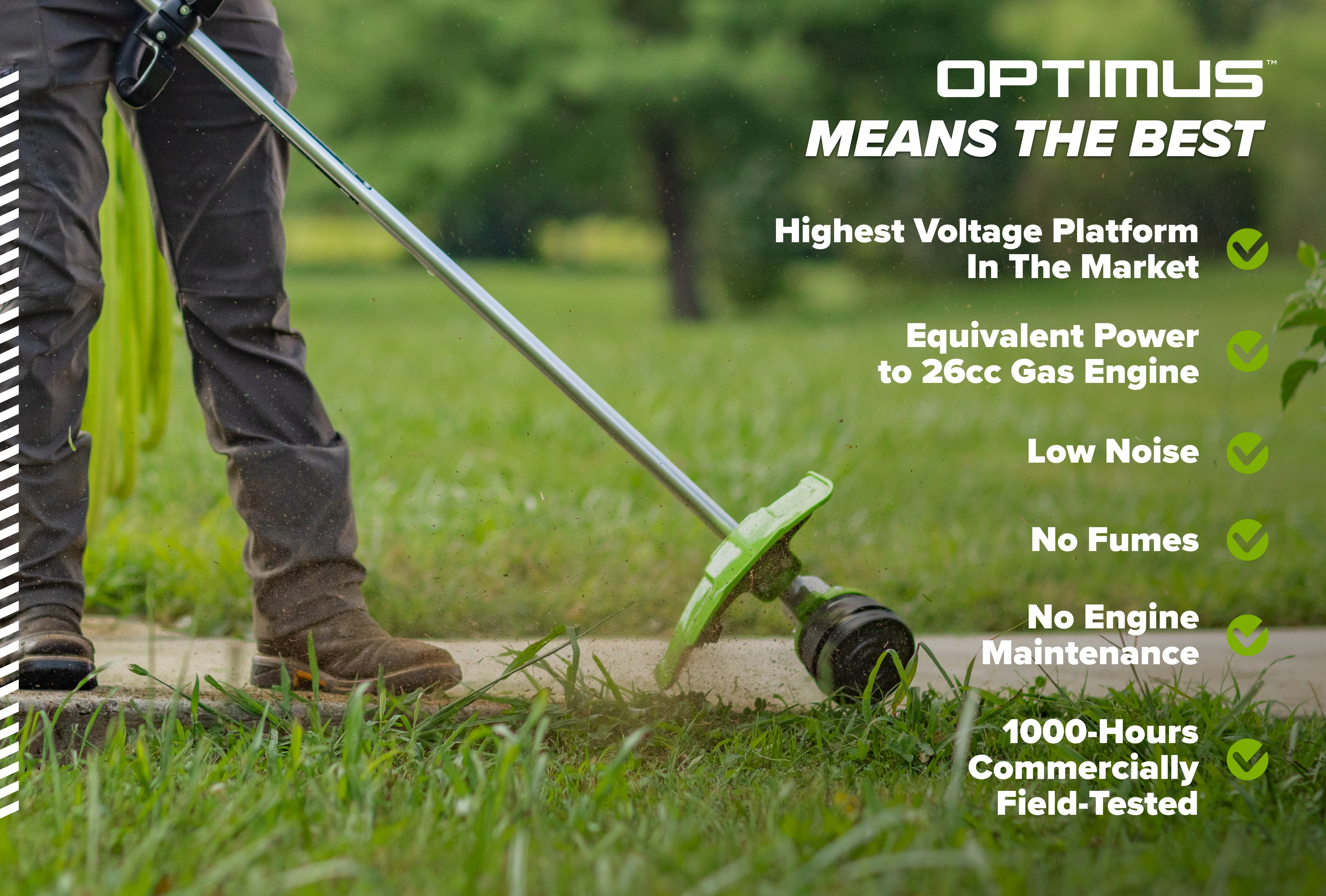 Optimus 82v 1.2kW String Trimmer Core300 DP Kit | ST121-C3DP - Image 9