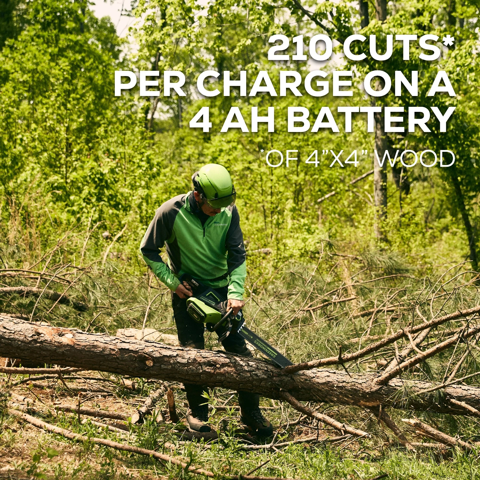82V 18" 2.7kW Chainsaw with 4Ah Battery and Dual Port Charger | 82CS271 - Image 3