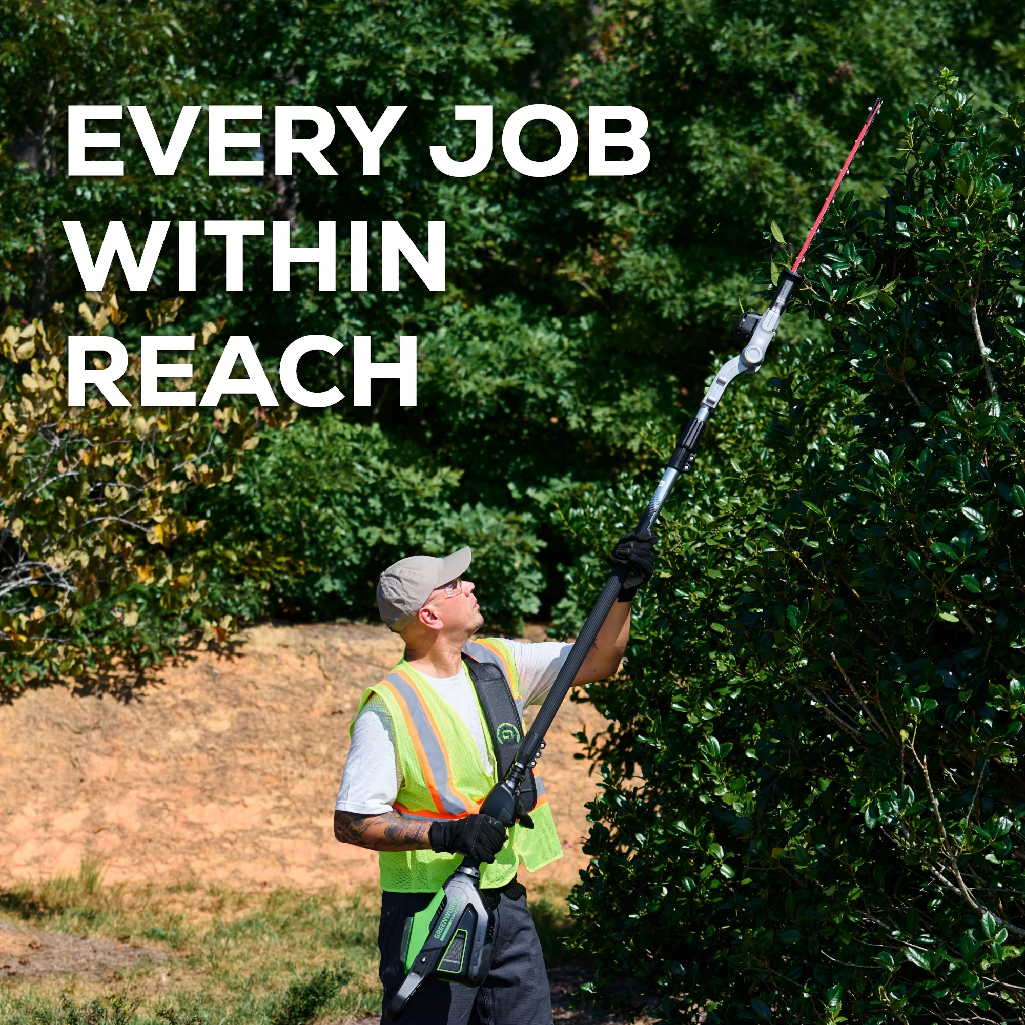 82V TELESCOPING POLE HEDGE TRIMMER (TOOL ONLY) | 82PH62T - Image 8