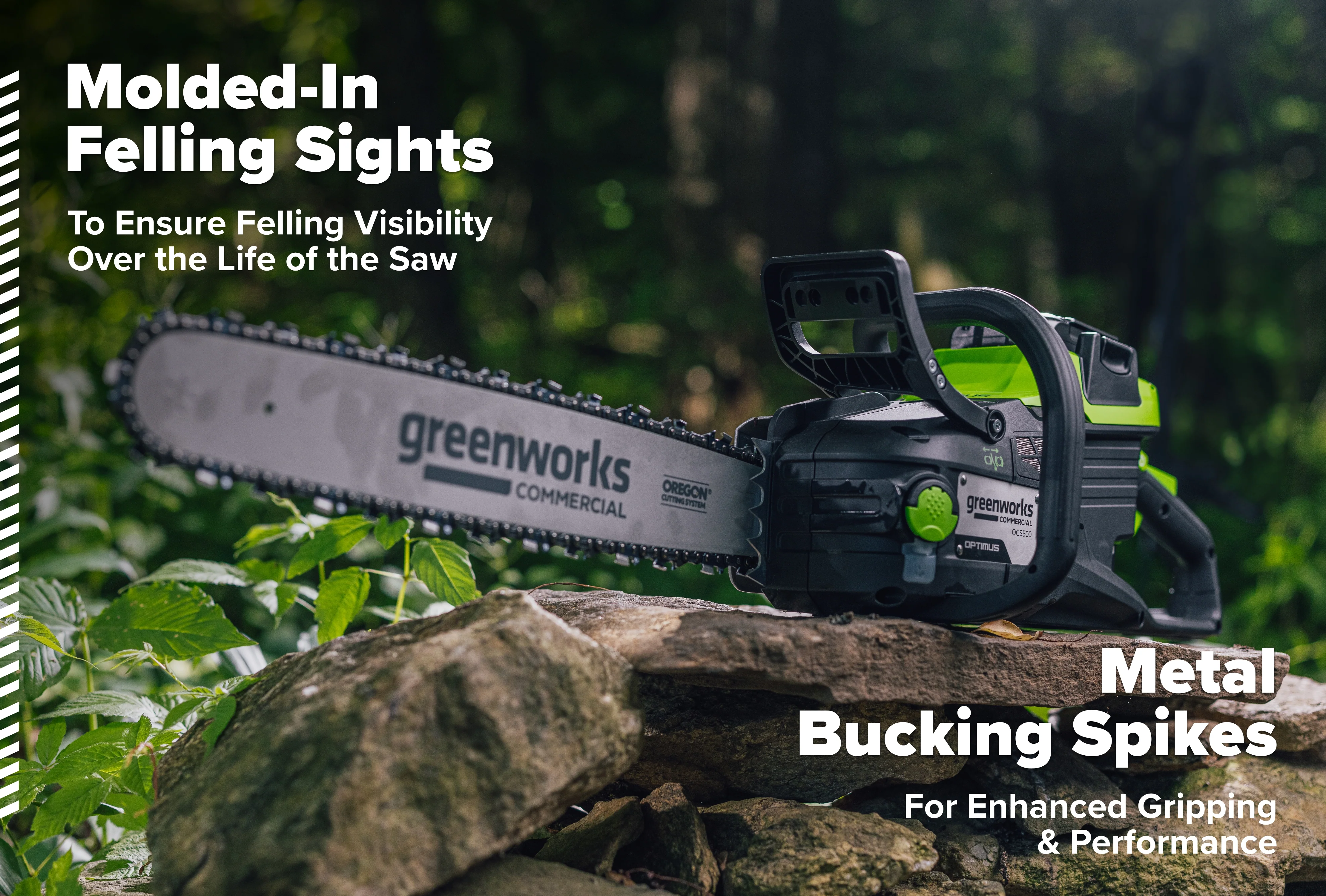 82V OPTIMUS 3.0 kW 16" Chainsaw Kit with CORE400 Battery & DP Charger | OCS500-C4DP-16 - Image 3
