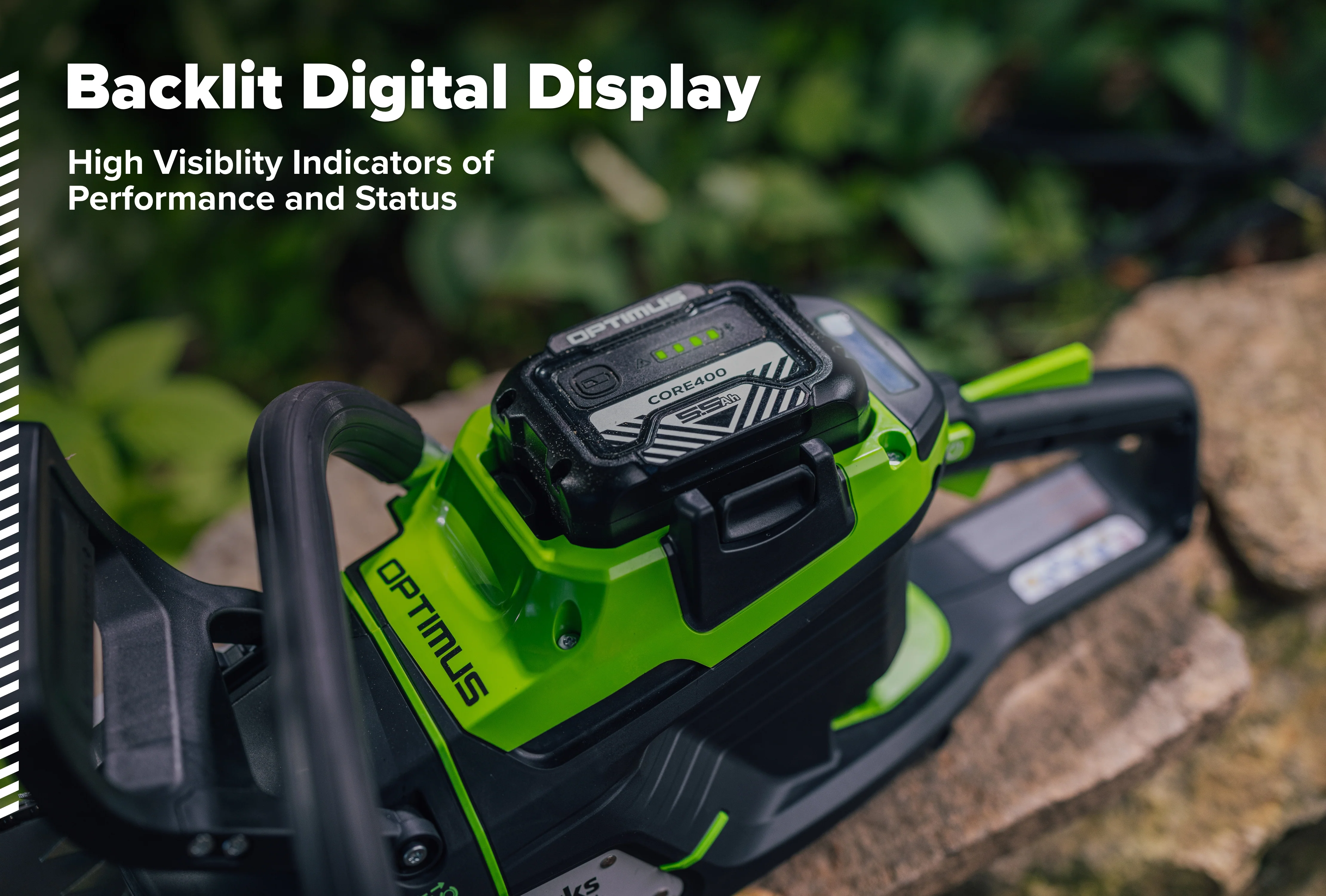 82V OPTIMUS 3.0 kW 16" Chainsaw Kit with CORE400 Battery & DP Charger | OCS500-C4DP-16 - Image 6