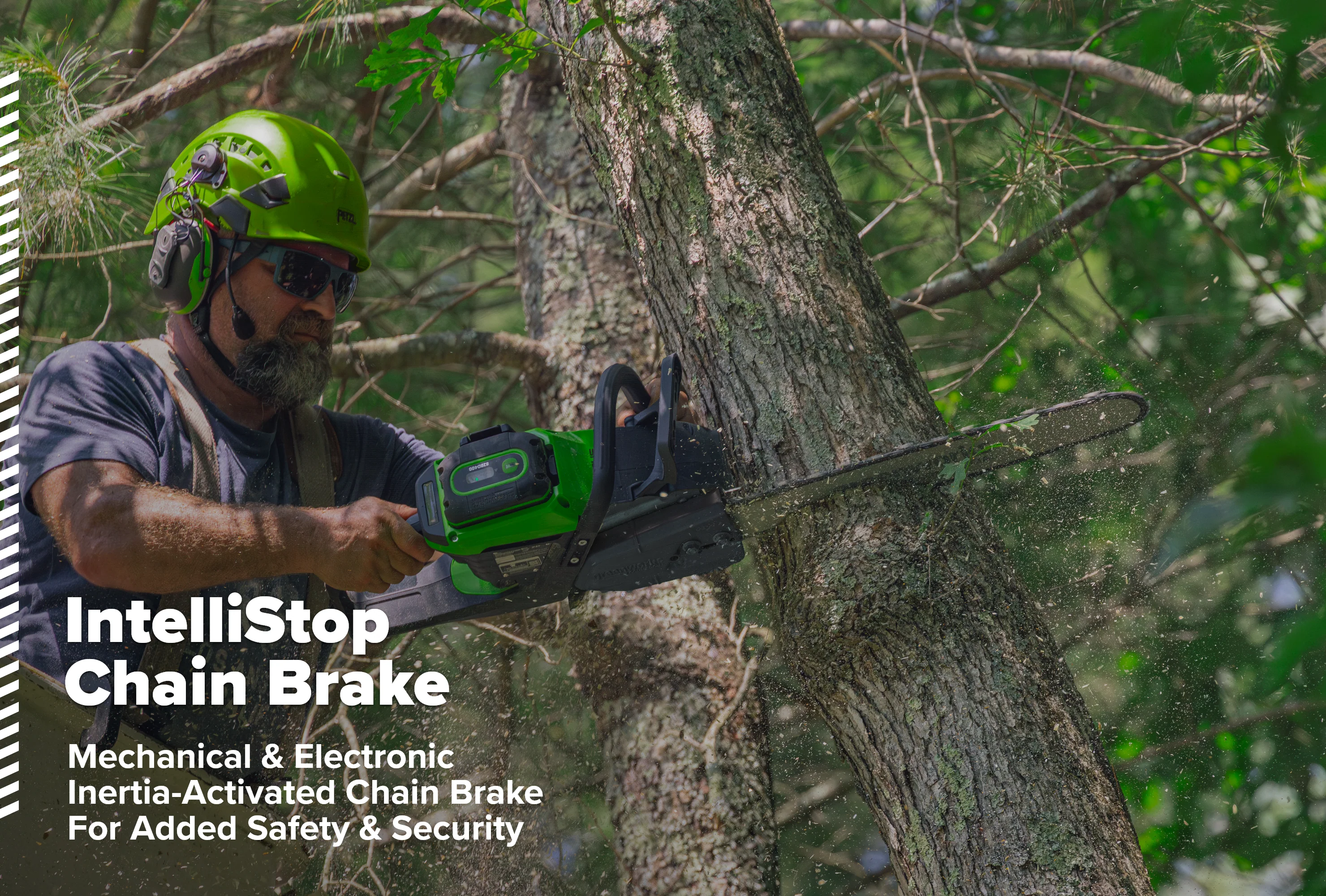 82V OPTIMUS 3.0 kW 18" Chainsaw Kit with CORE400 Battery & DP Charger | OCS500-C4DP-18 - Image 4