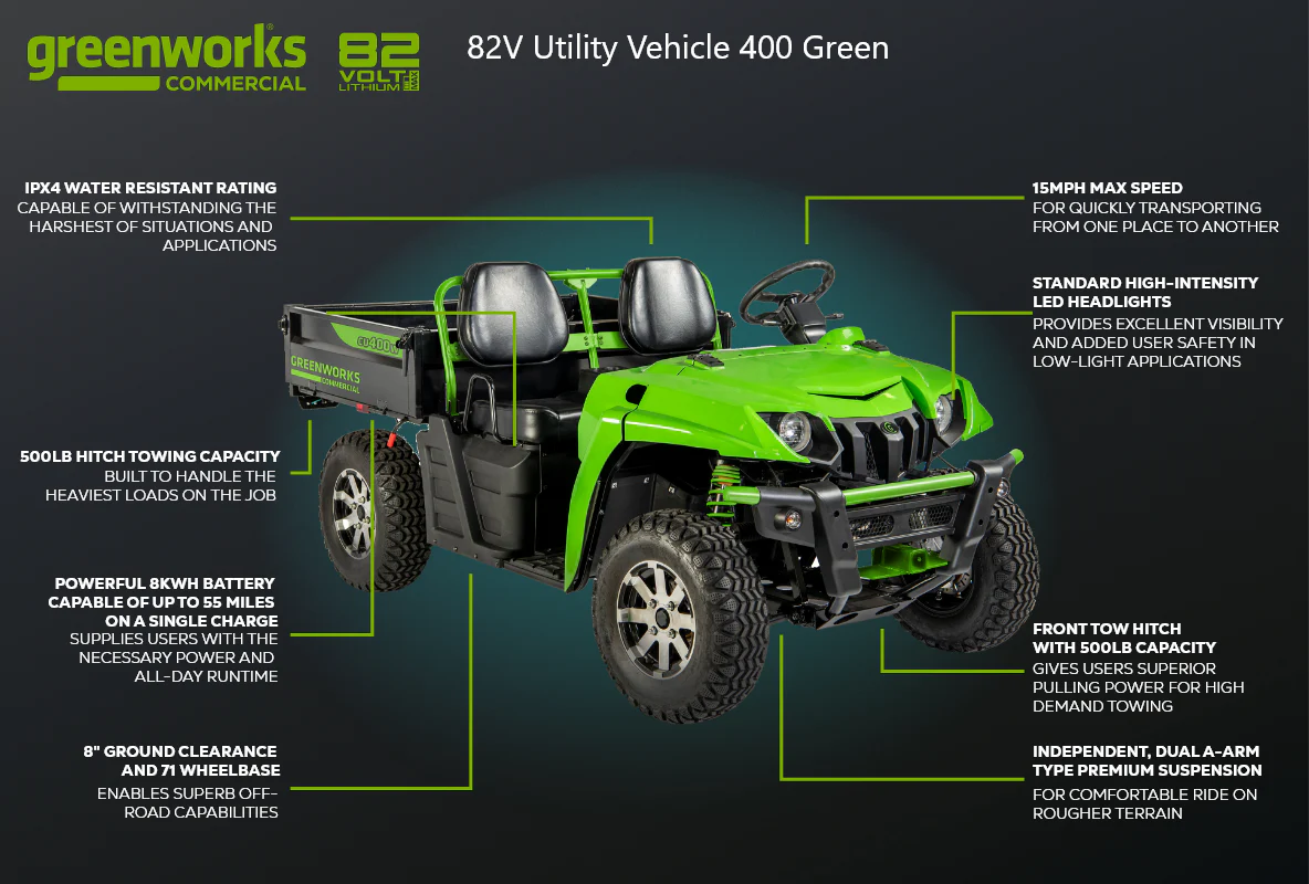 Commercial Work Utility Vehicle | CU400W - Image 9