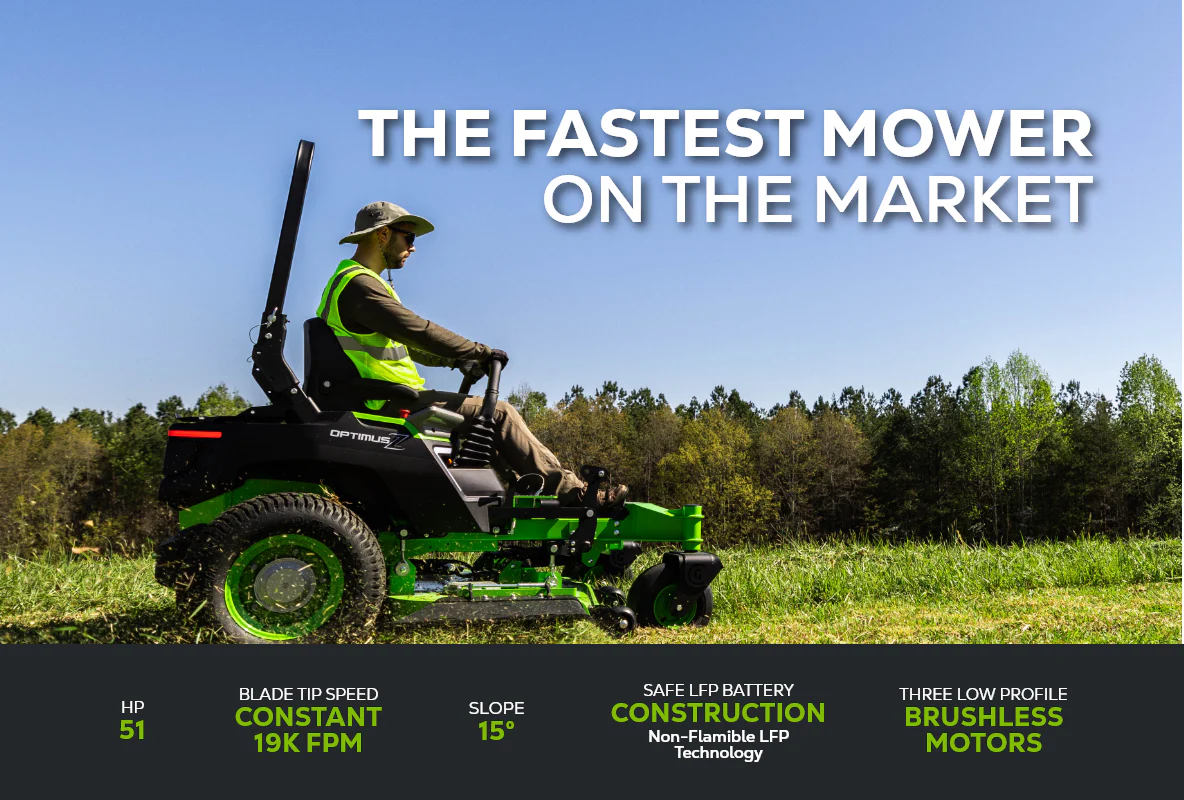 OptimusZ 48" 18kWh Ride-On Zero Turn Mower | CZ48R18X - Image 6