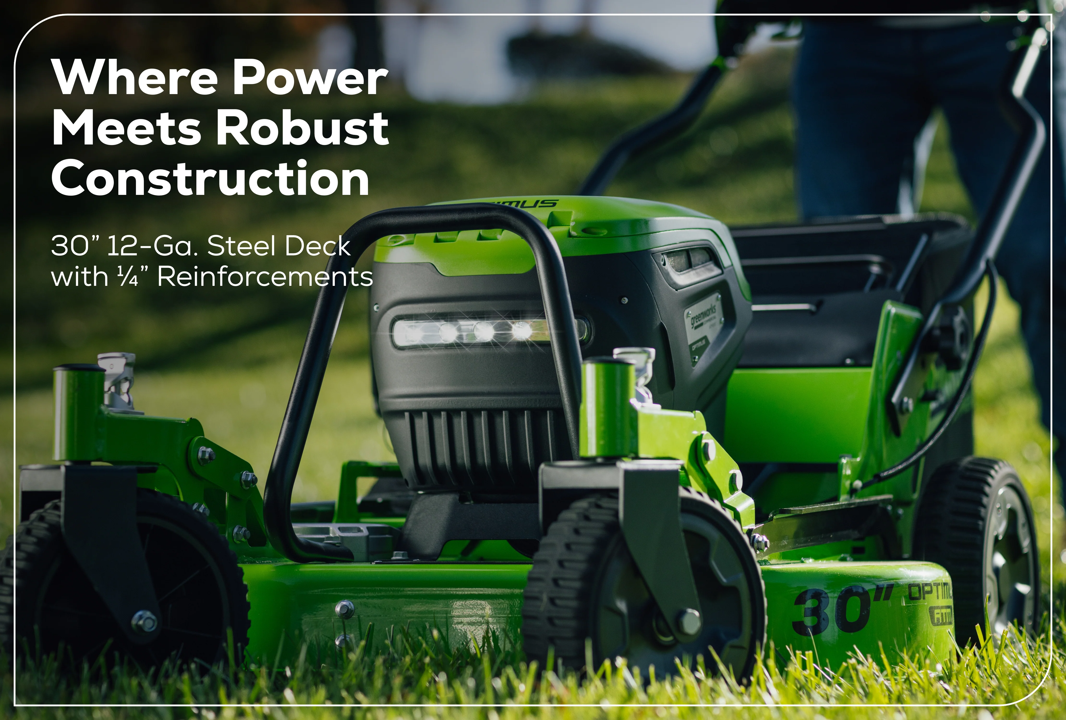 82V OPTIMUS ATM 30" Self-propelled Mower with Swivel Casters | ATM30C - Image 10