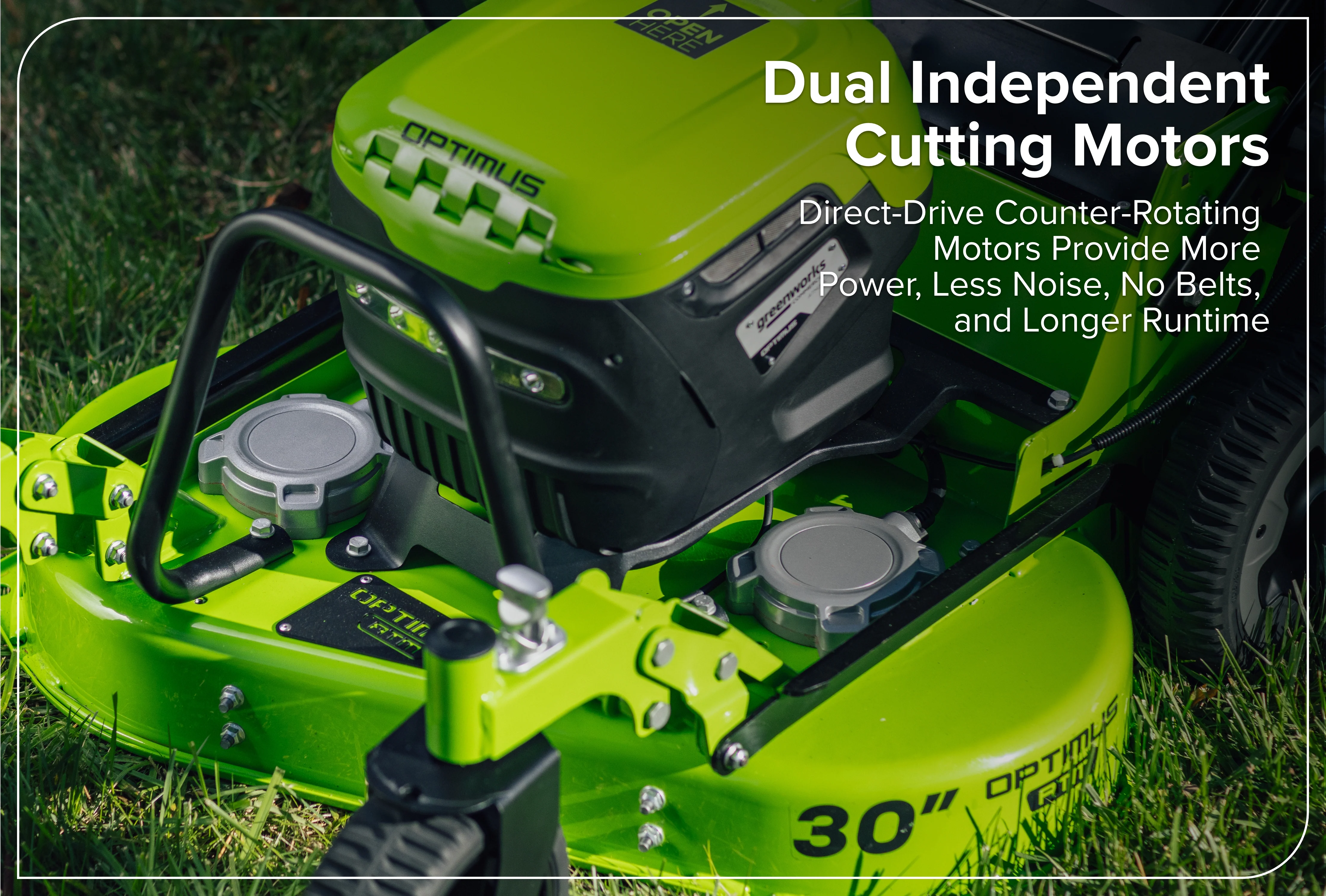 82V OPTIMUS ATM 30" Self-propelled Mower with Swivel Casters | ATM30C - Image 11