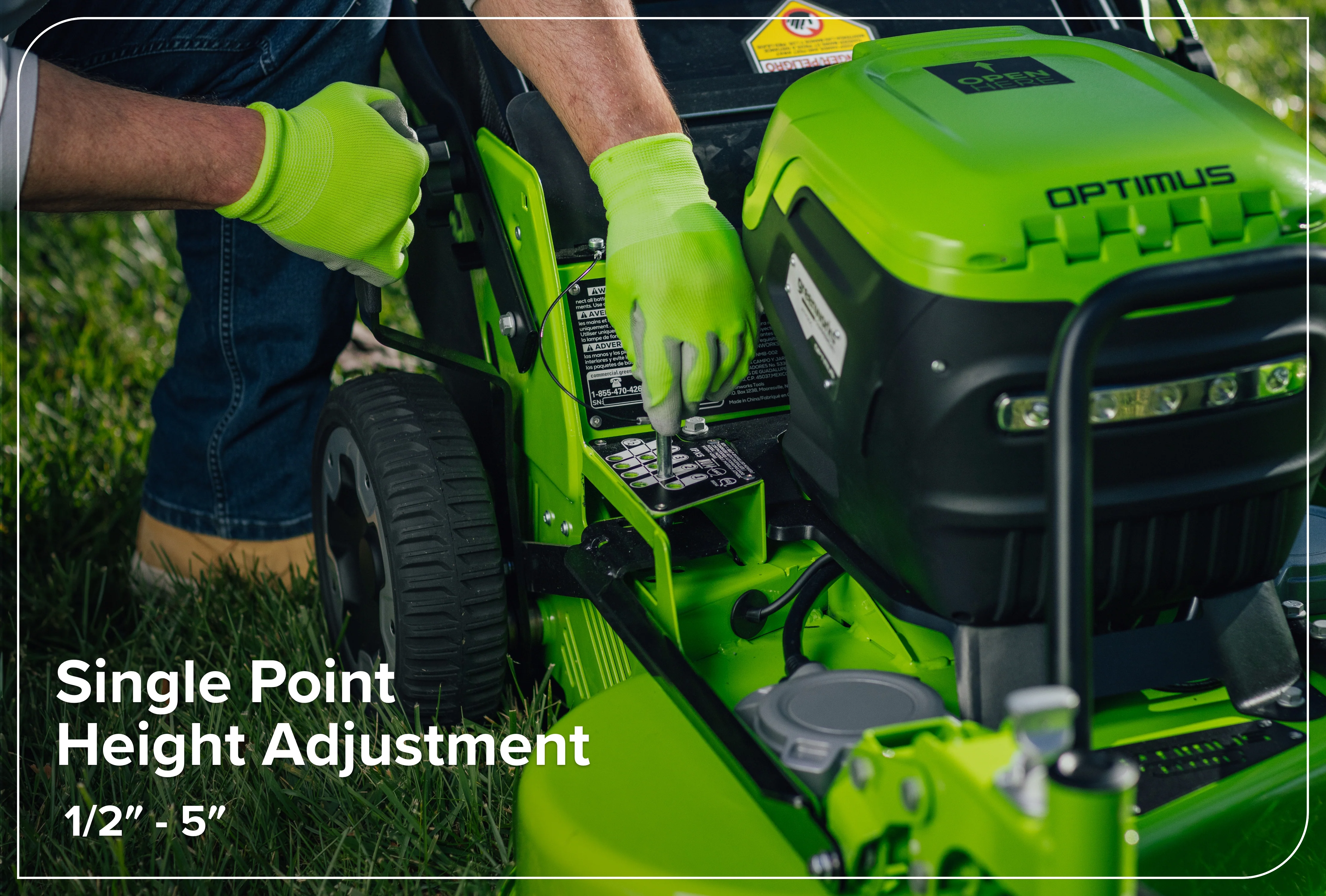 82V OPTIMUS ATM 30" Self-propelled Mower with Swivel Casters | ATM30C - Image 9
