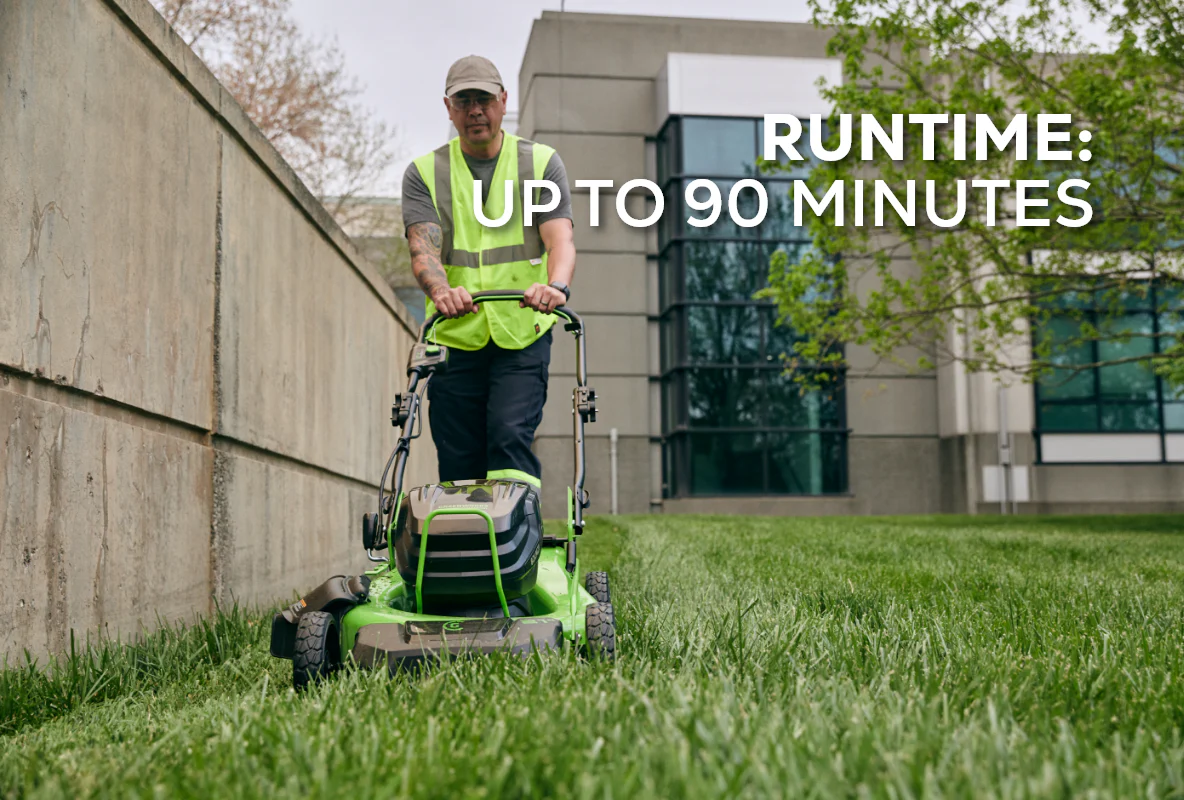 82V 21" Brushless Push Mower with 5Ah Battery and Dual Port Charger | 82LM21-5DP - Image 2