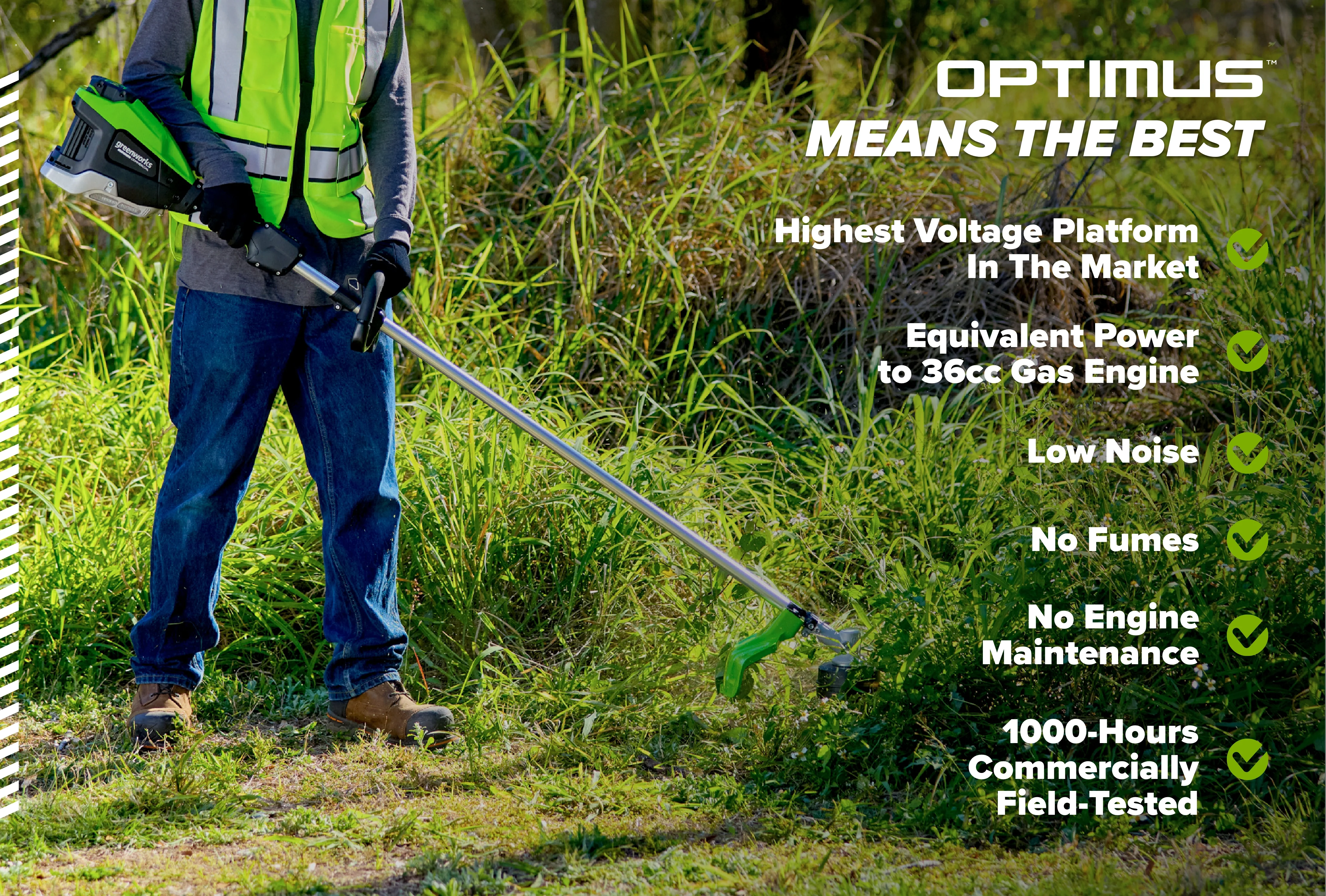 82V OPTIMUS 1.6kW 17" String Trimmer  | ST161 - Image 9