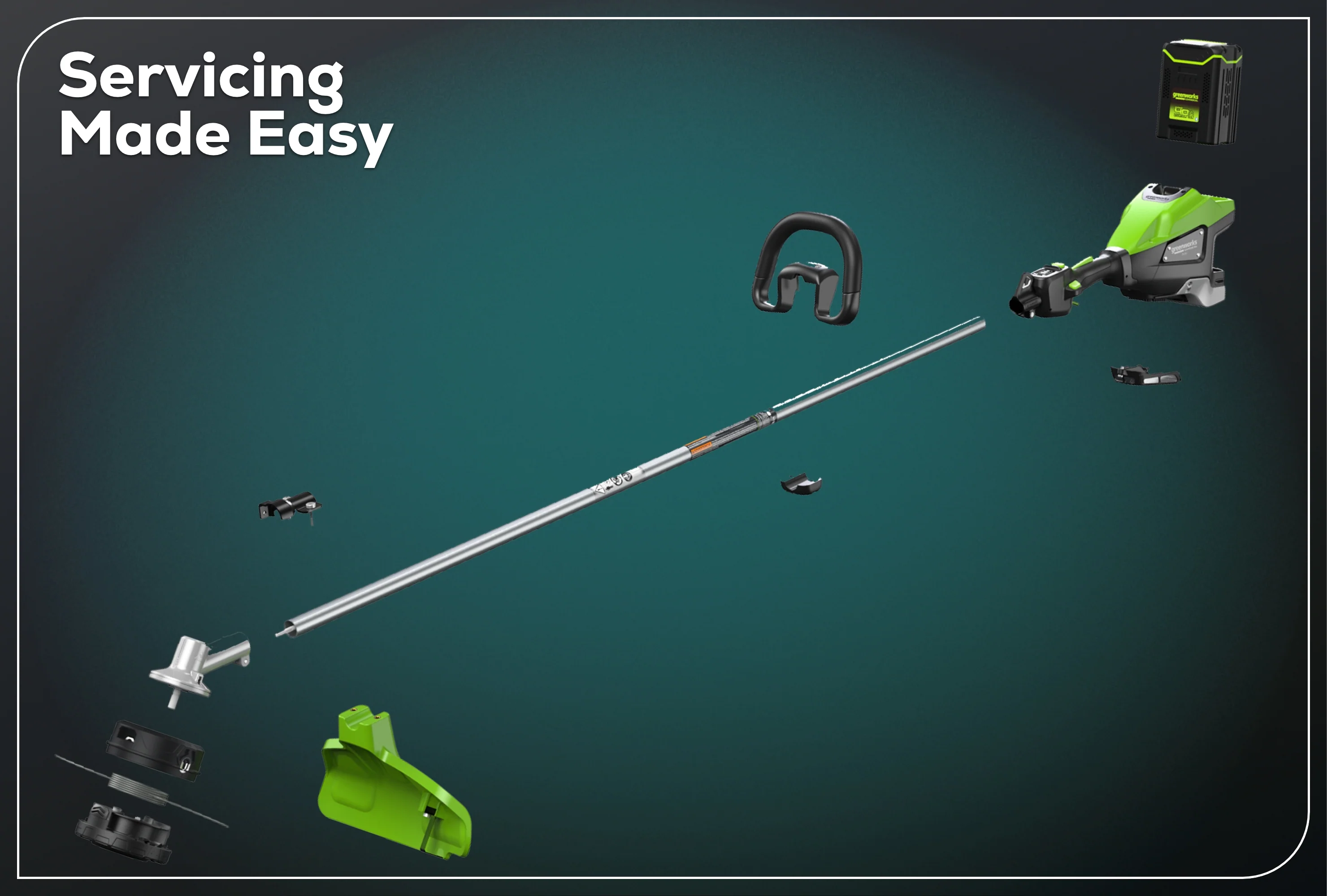 82V OPTIMUS 1.6kW 17" String Trimmer With Core300 DP Kit  | ST161-C3DP - Image 12