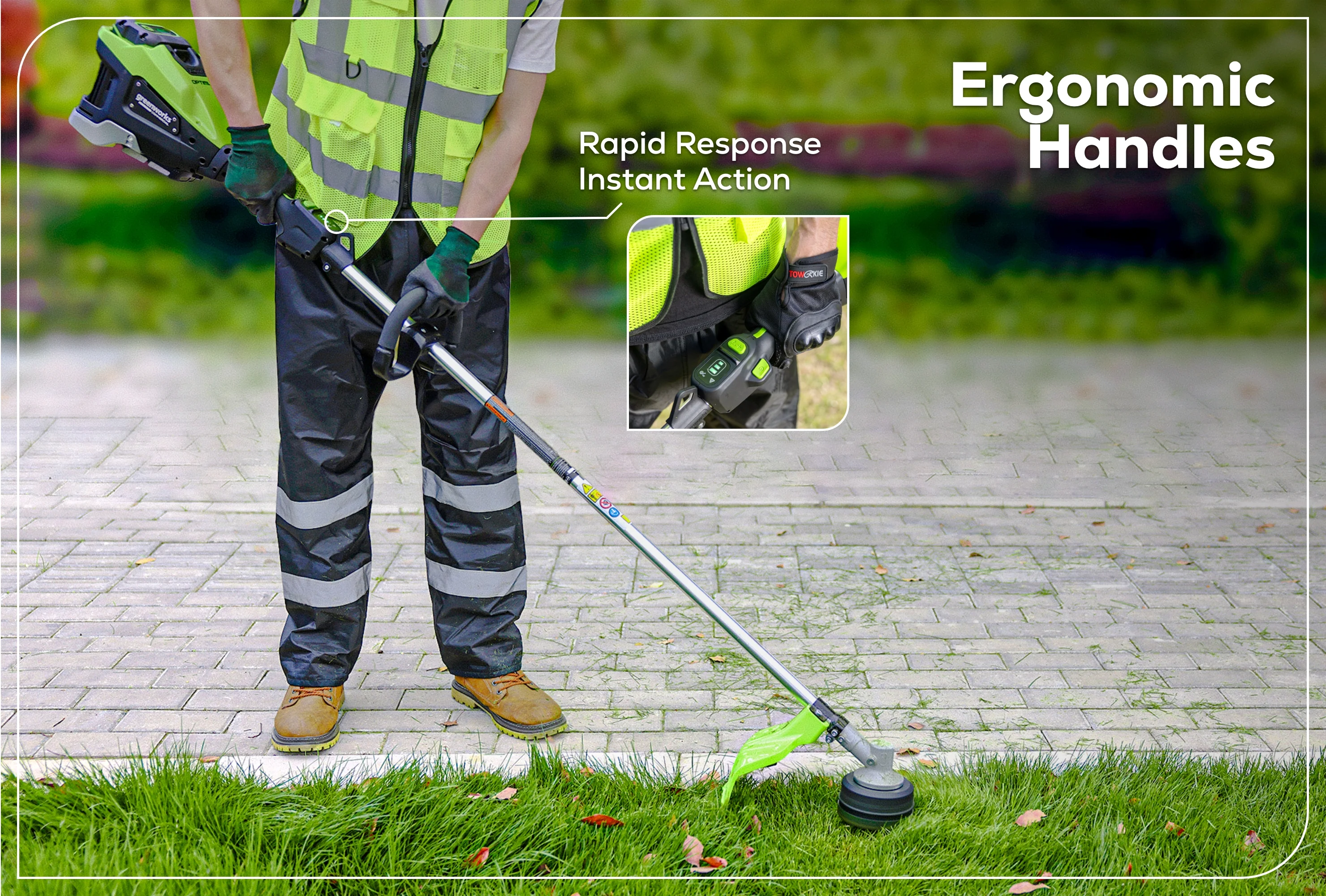 82V OPTIMUS 1.6kW 17" String Trimmer With Core300 DP Kit  | ST161-C3DP - Image 9