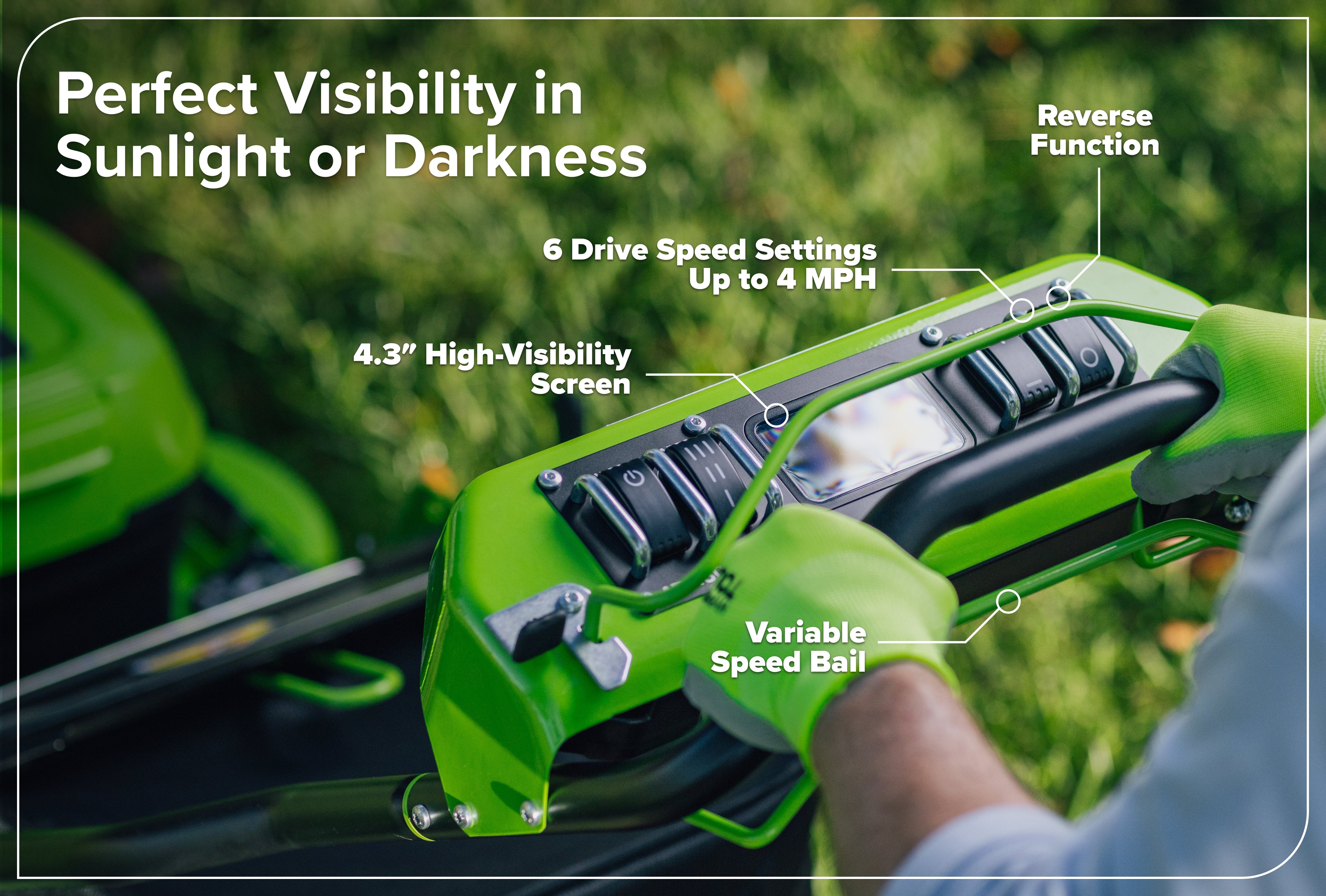 82V OPTIMUS ATM 30" Self-propelled Mower with (3) CORE530 Batteries and DP Charger| ATM30C-C5DP - Image 8