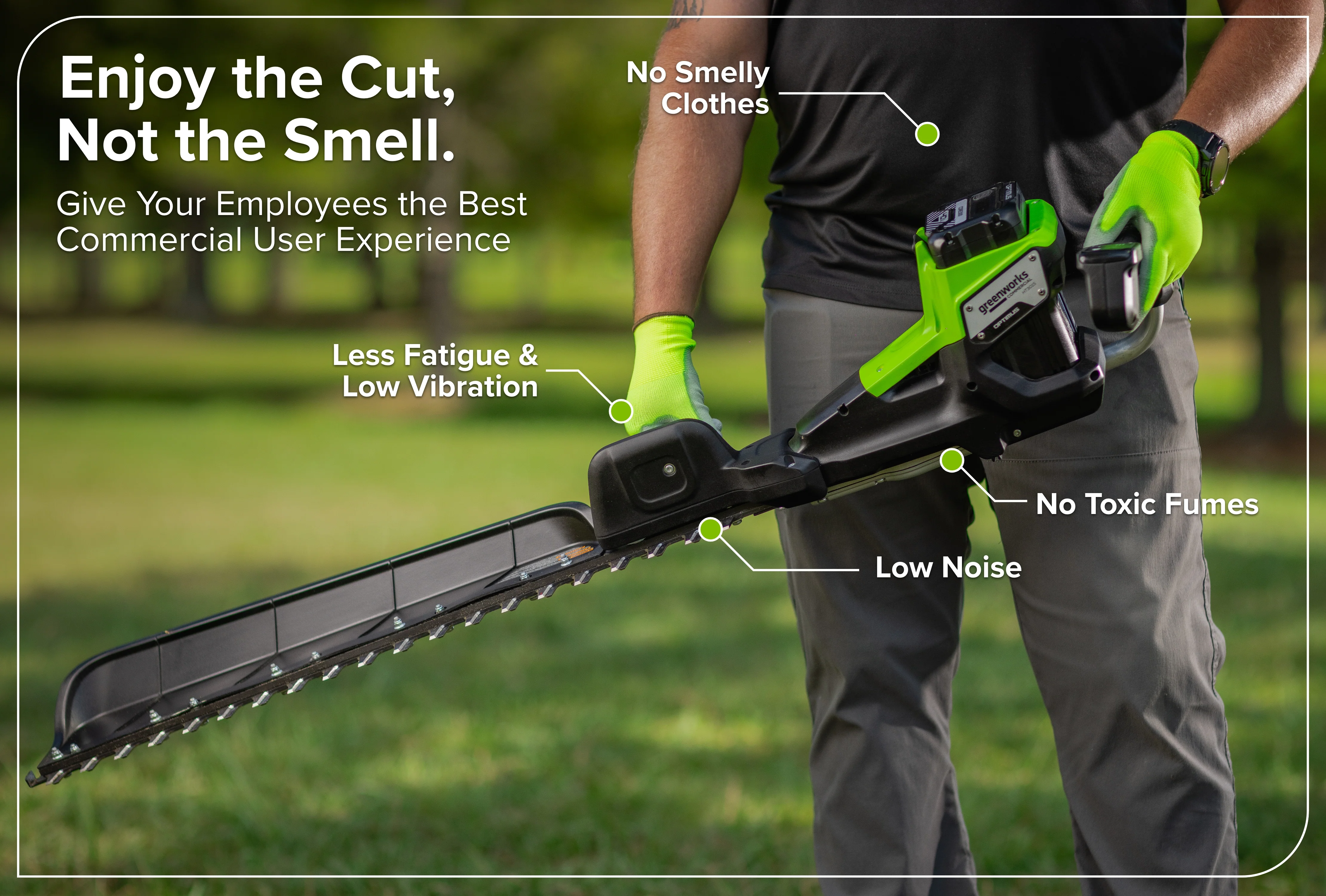 82V OPTIMUS 30" Single-Sided Hedge Trimmer | HT301S - Image 12