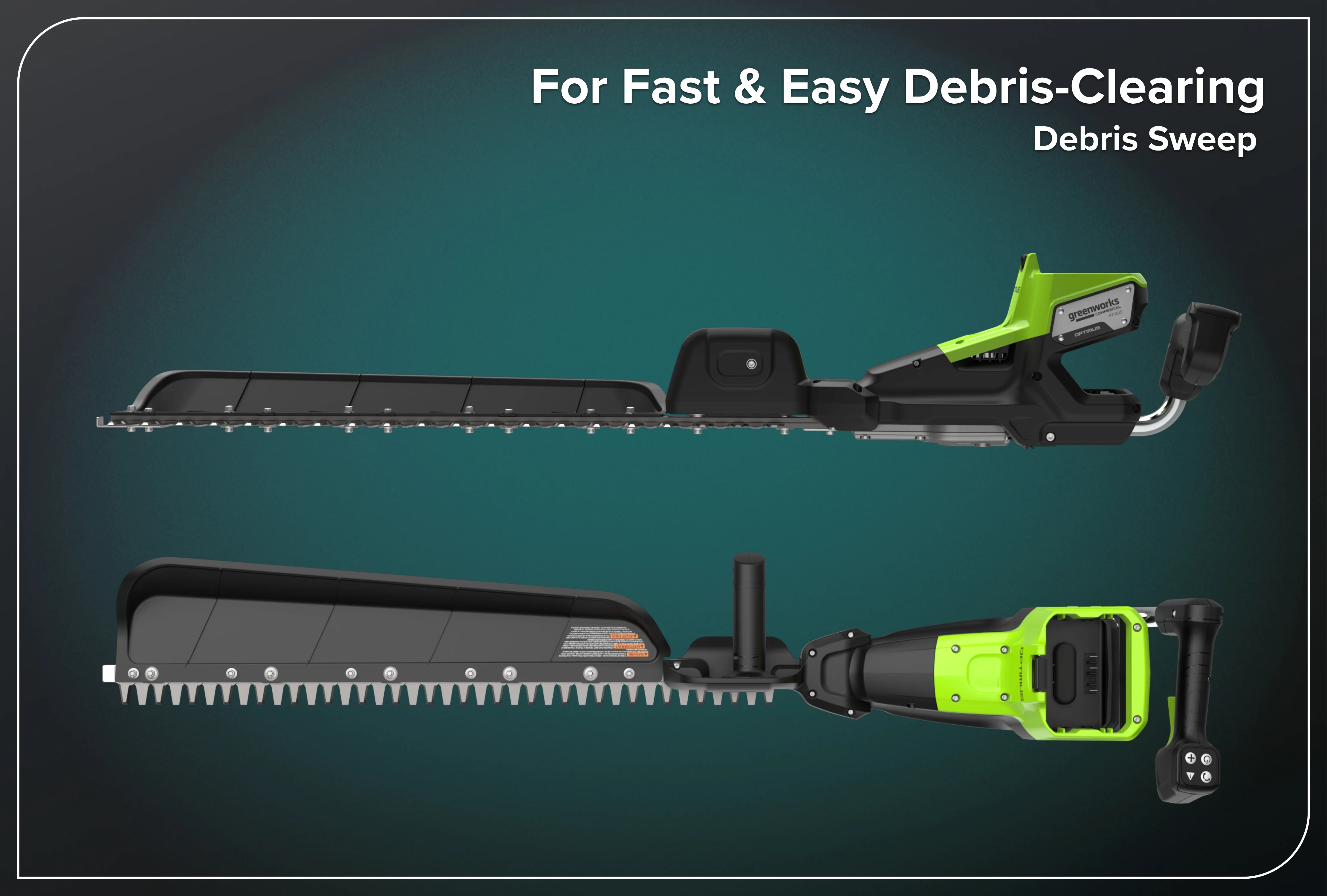 82V OPTIMUS 30" Single-Sided Hedge Trimmer | HT301S - Image 5