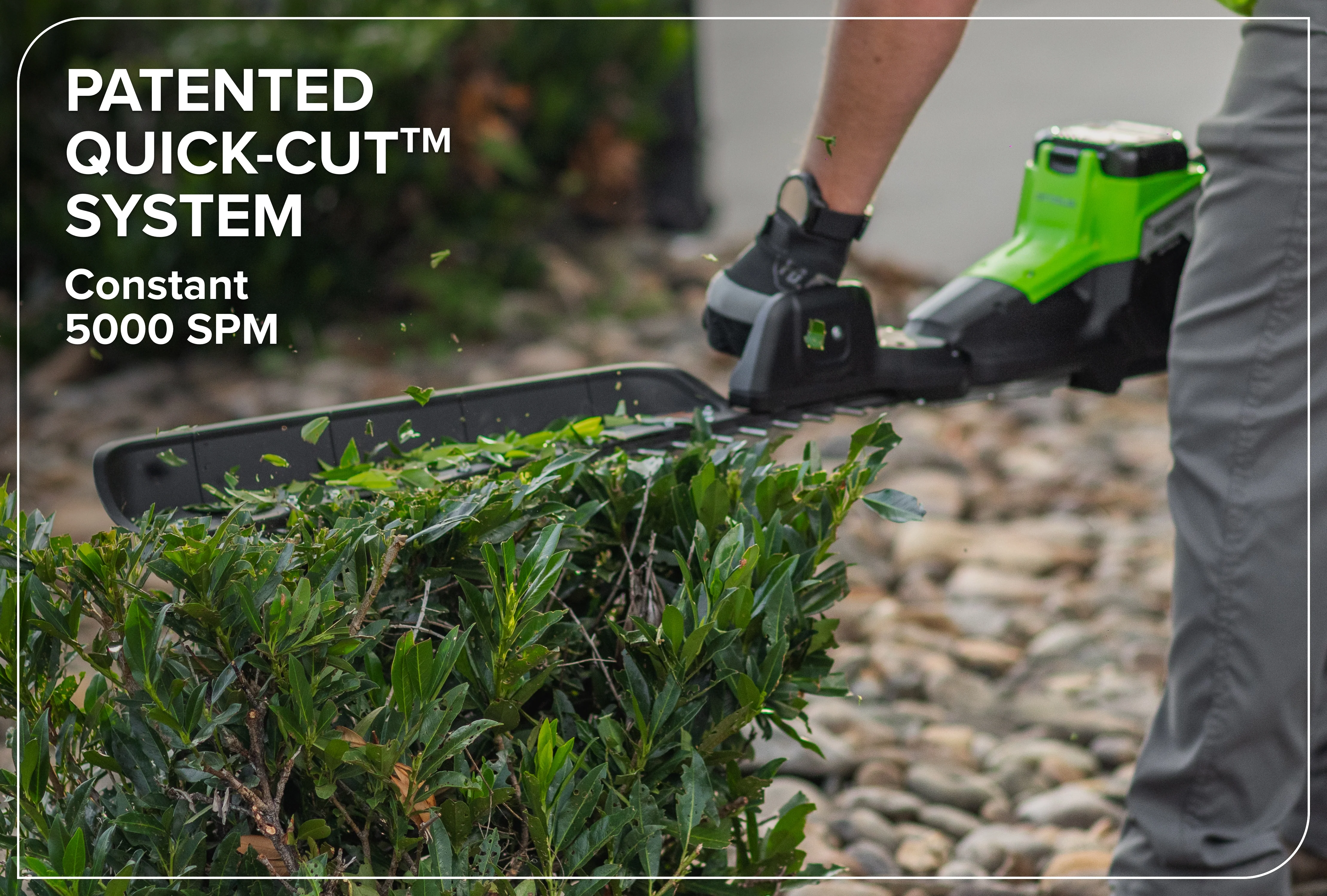 82V OPTIMUS 30" Single-Sided Hedge Trimmer with (1) Core300 and Dual Port Charger | HT301S-C3DP - Image 3