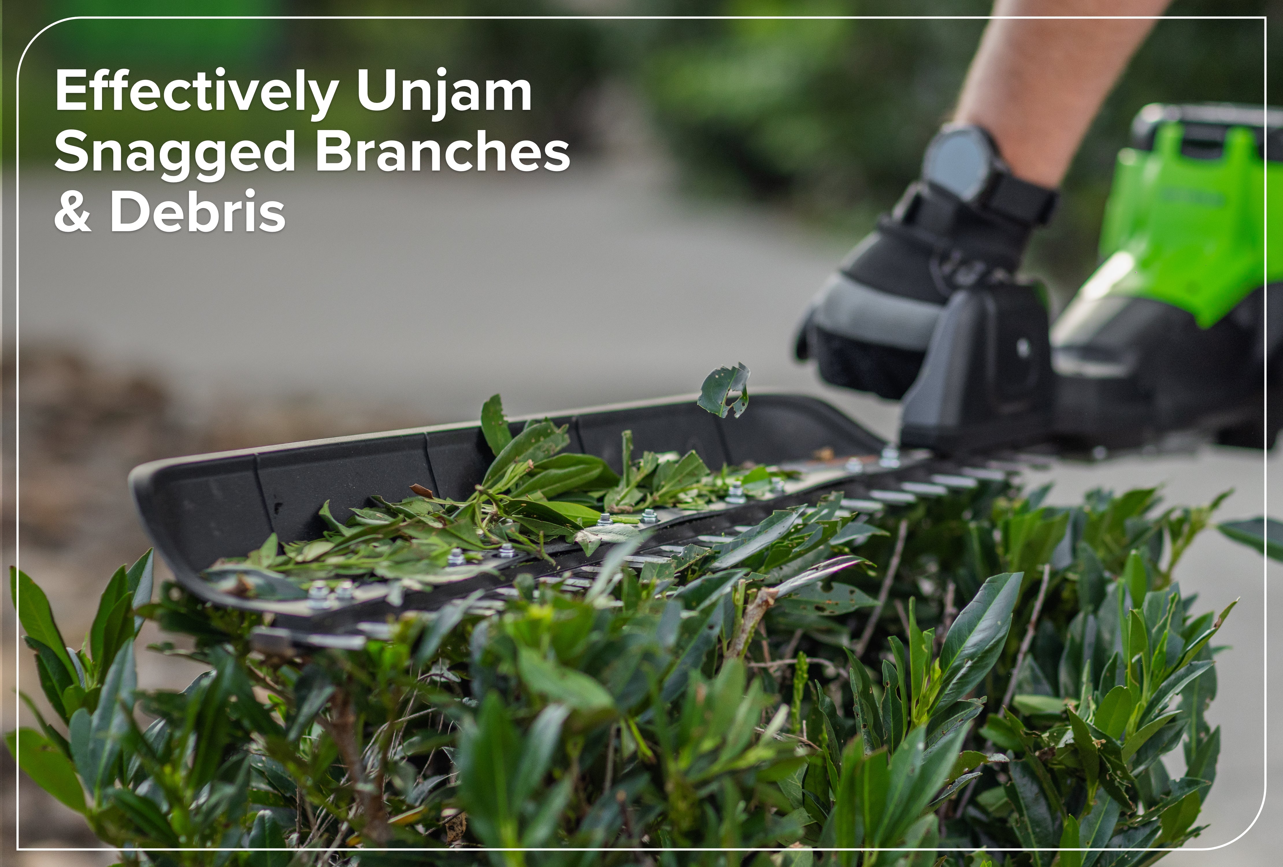 82V OPTIMUS 30" Single-Sided Hedge Trimmer with (1) Core300 and Dual Port Charger | HT301S-C3DP - Image 8