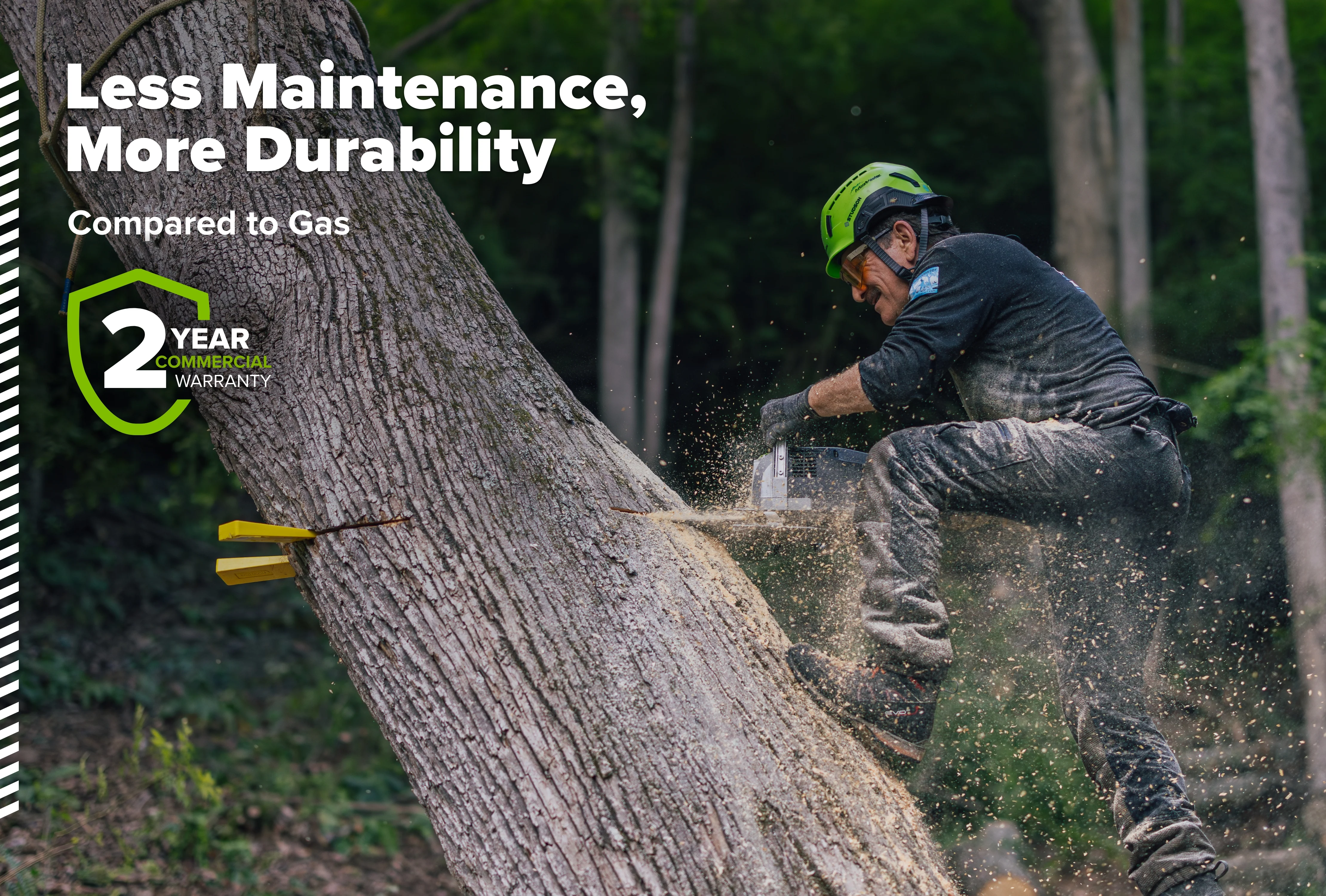 82V OPTIMUS HOGSAW 5.0kw 28" Chainsaw Kit with CORE530 Battery & DP Charger | OCS800-C5DP-28 - Image 9