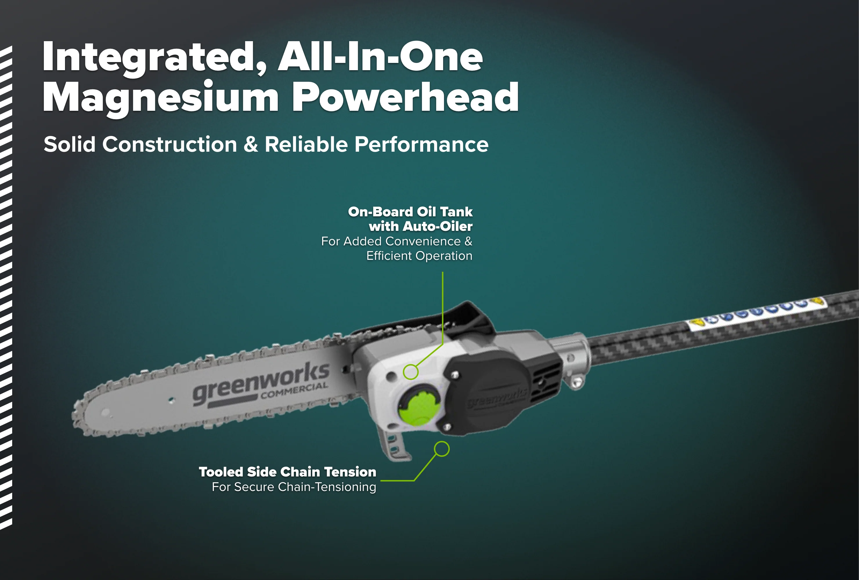 82V OPTIMUS Fixed Shaft Polesaw | OPS300 - Image 4
