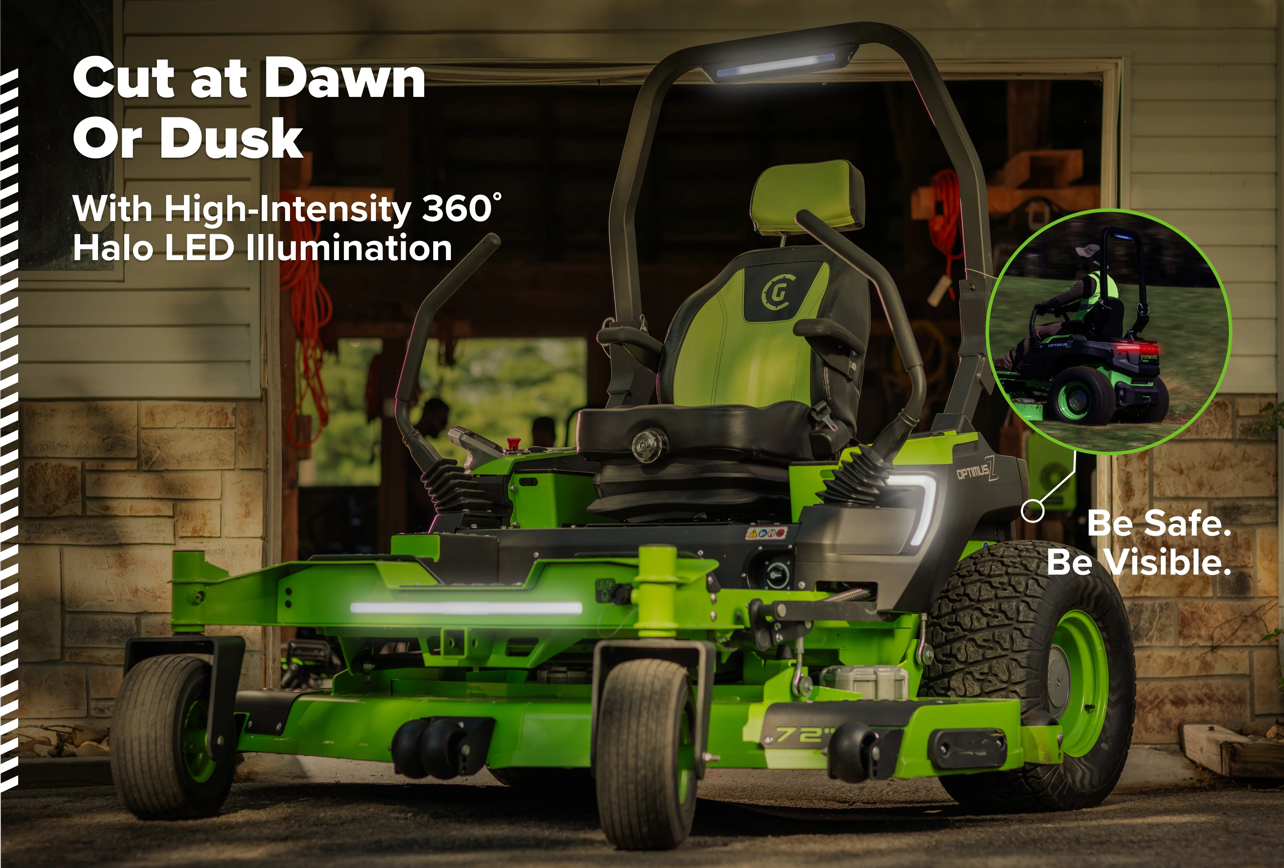 OPTIMUSZ Series 9 72" (Rear Discharge) Ride-on ZTR - 36 kWh | OZ972R - Image 14