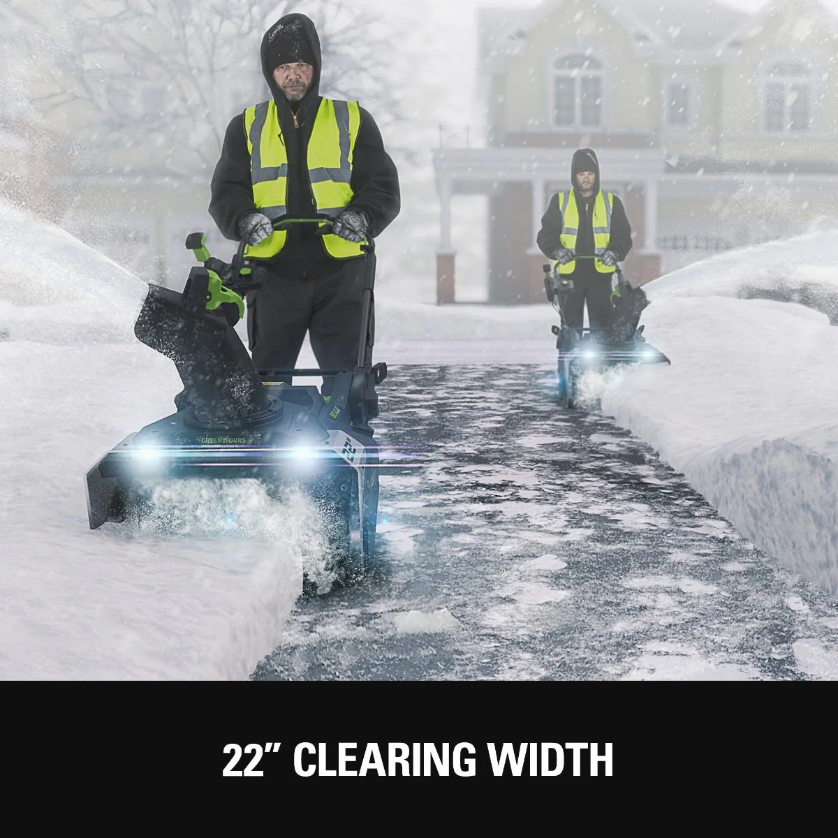 82V Brushless 22" Dual Port Snow Thrower Tool-Only | 82SN22 - Image 3