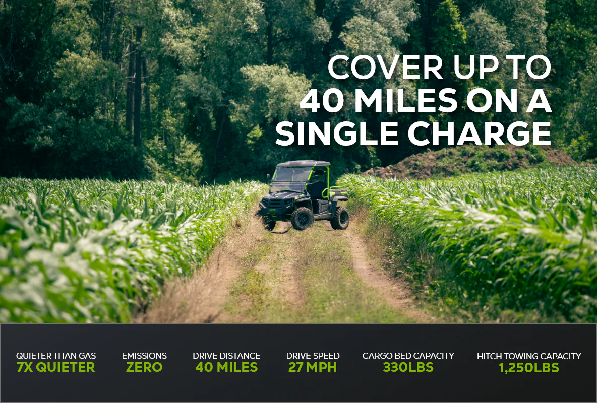 82V Utility Vehicle U500 Black | U500SB - Image 4