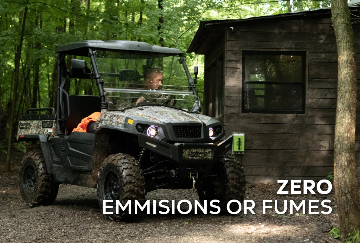 82V Utility Vehicle 800 Black | U800SB - Image 3