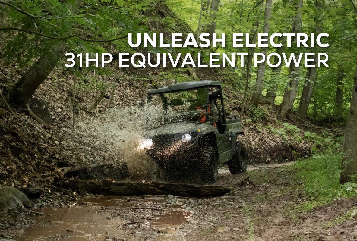 82V Utility Vehicle 800 Black | U800SB - Image 6